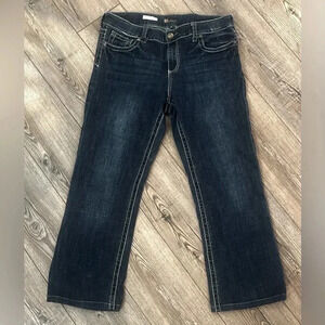 EUC kut from the kloth size 14 jeans stitch work Natalie